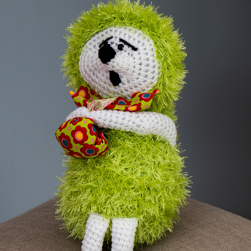 Ежик в тумане салатовый