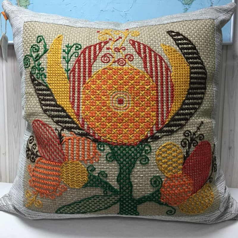 Волшебные цветы 80х80 см