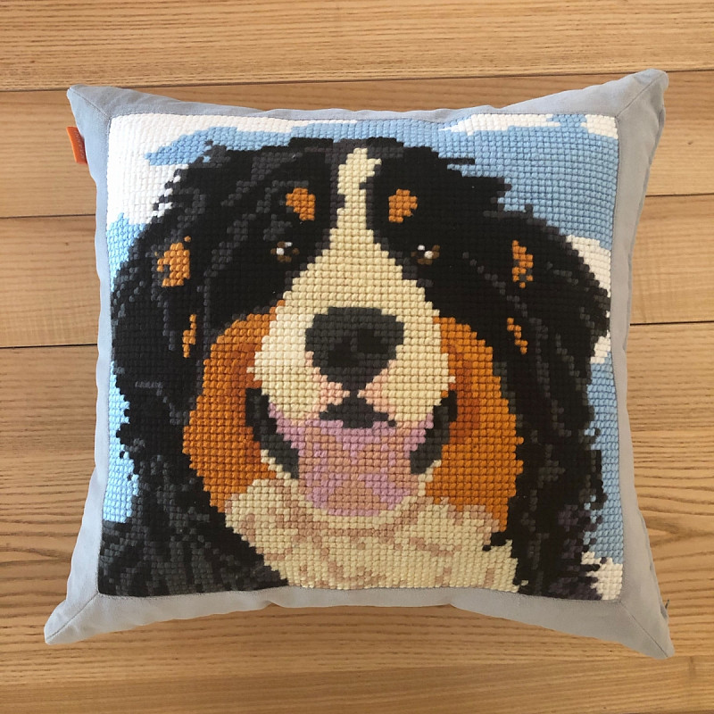 Бернская овчарка или зенненхунд 50х50 см