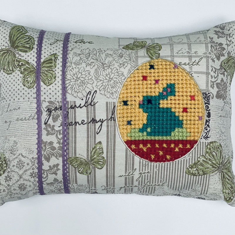 Пасхальный зайчик бирюзовый