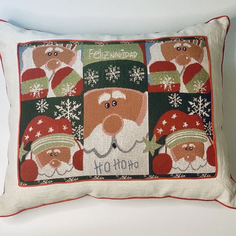 Смешные Санты гобелен 50х55 см