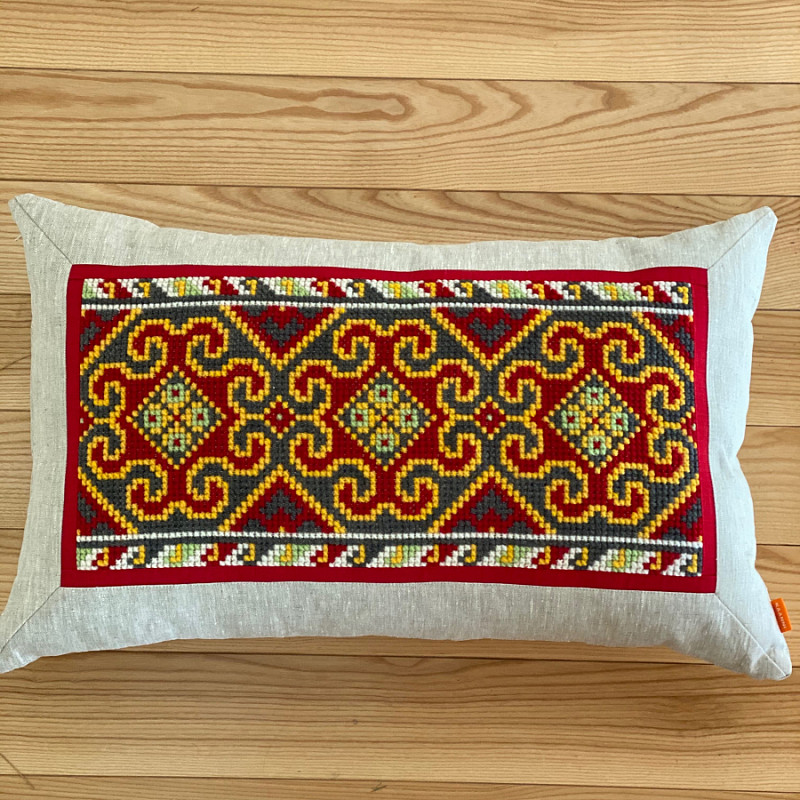 Украинские узоры на индийский лад 75х45 см