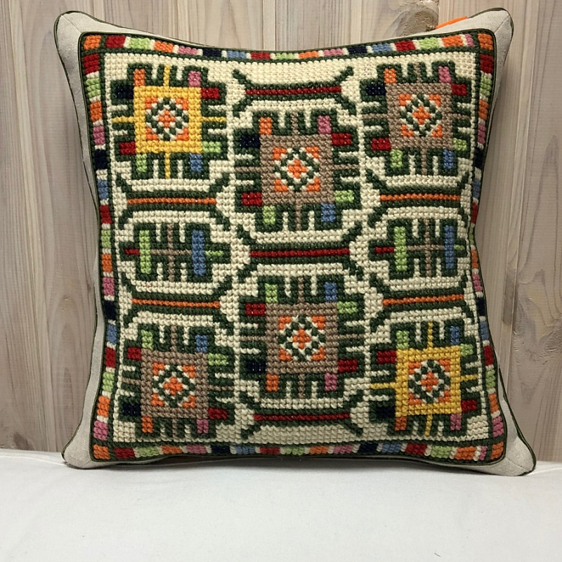 Этно-стиль пастельная квадратная