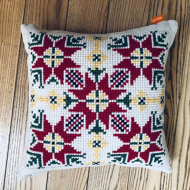 Праздничная 40х40 см домотканое полотно