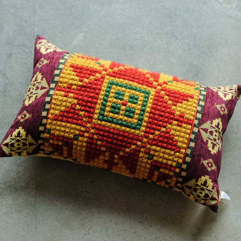 Африканская мозаика прямоугольная большая