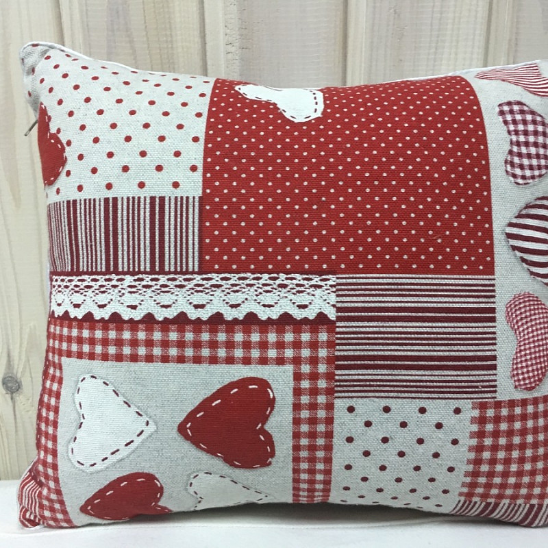 Сердечки, итальянский лен