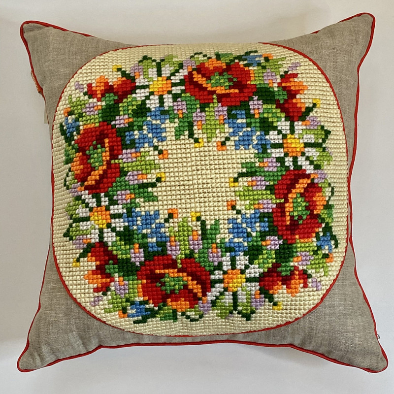 Венок из полевых цветов 45х45 см