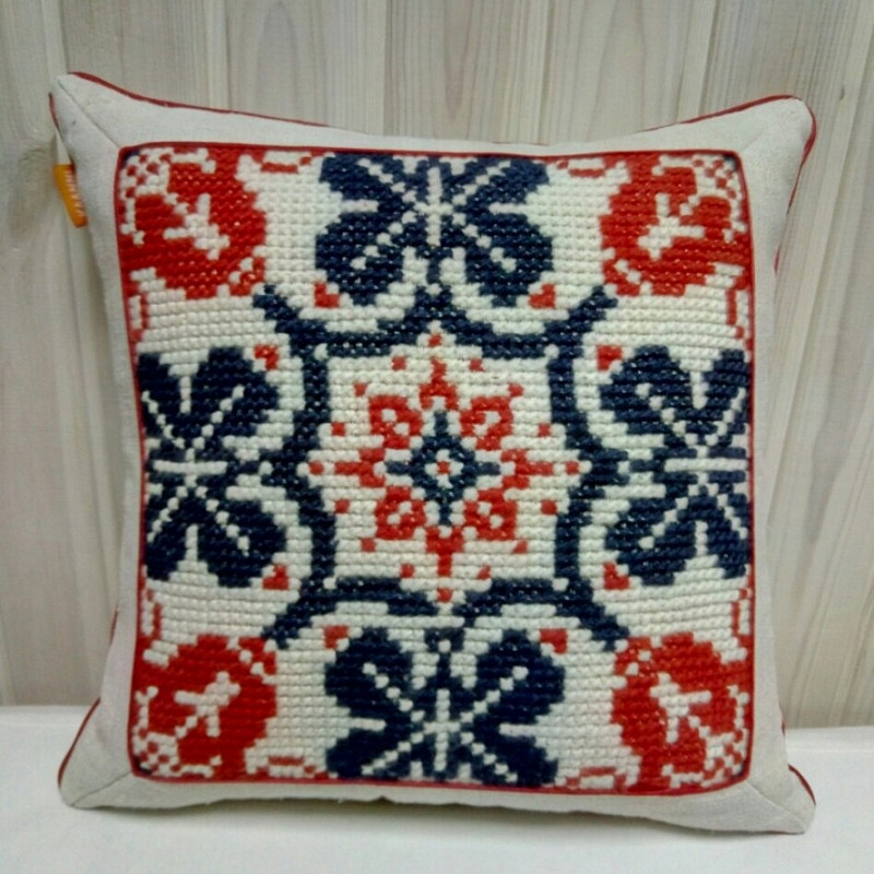 Звезда Богородицы красно-синяя