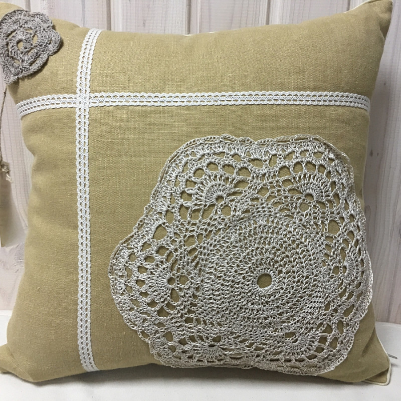 Два кружева бежевая