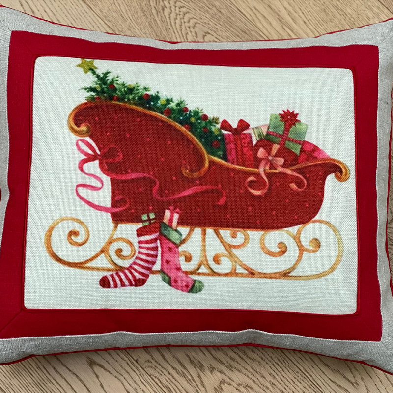 Сани Деда Мороза 40х50 см